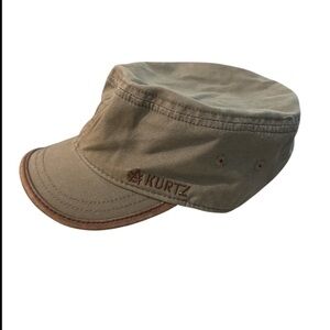 🟢 Kurtz Olive Green/Gray Military Style Cap